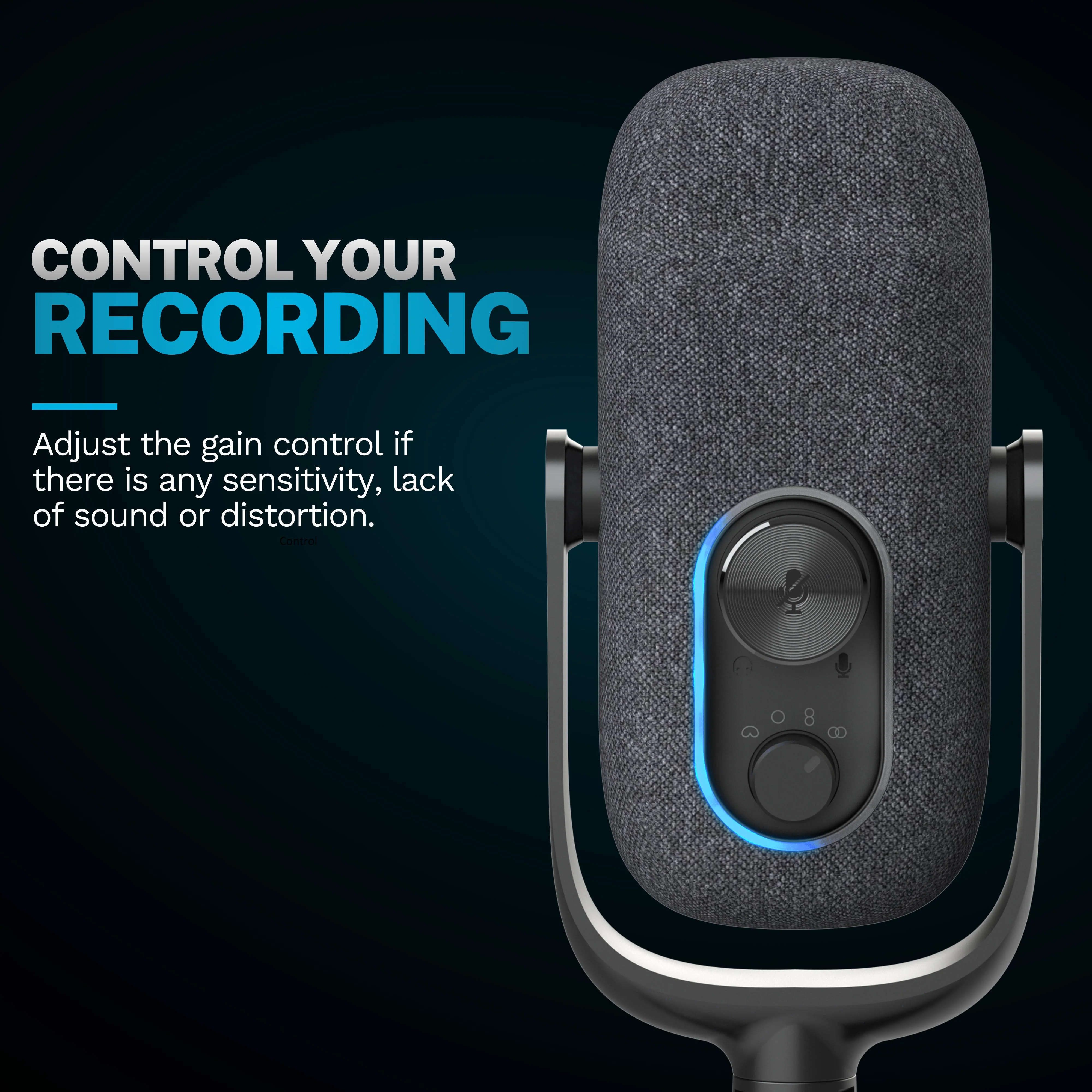 Epic Talk USB Microphone Black - Image 10