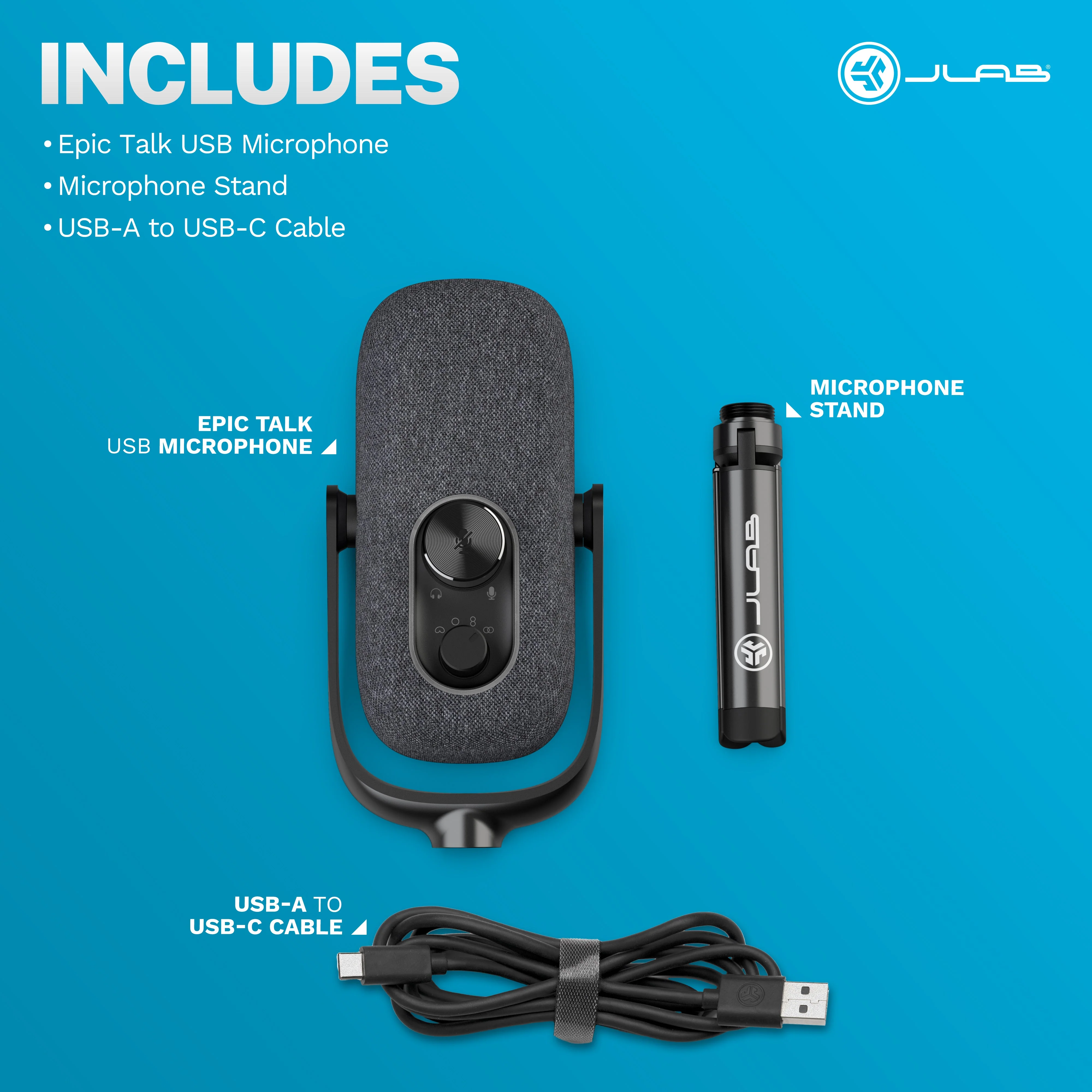 Epic Talk USB Microphone Black - Image 16