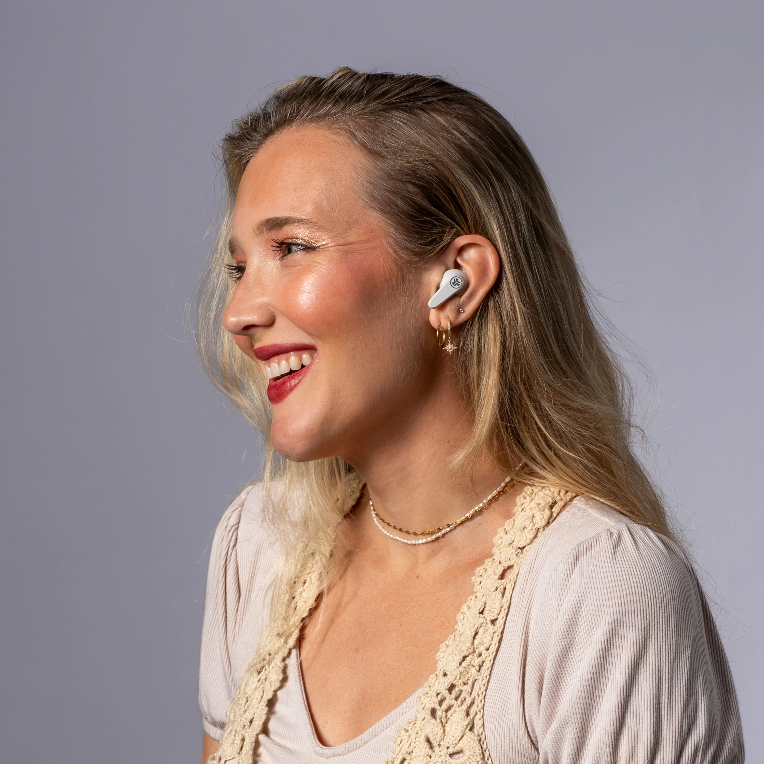 Go Pods ANC True Wireless Earbuds Cloud - Image 2
