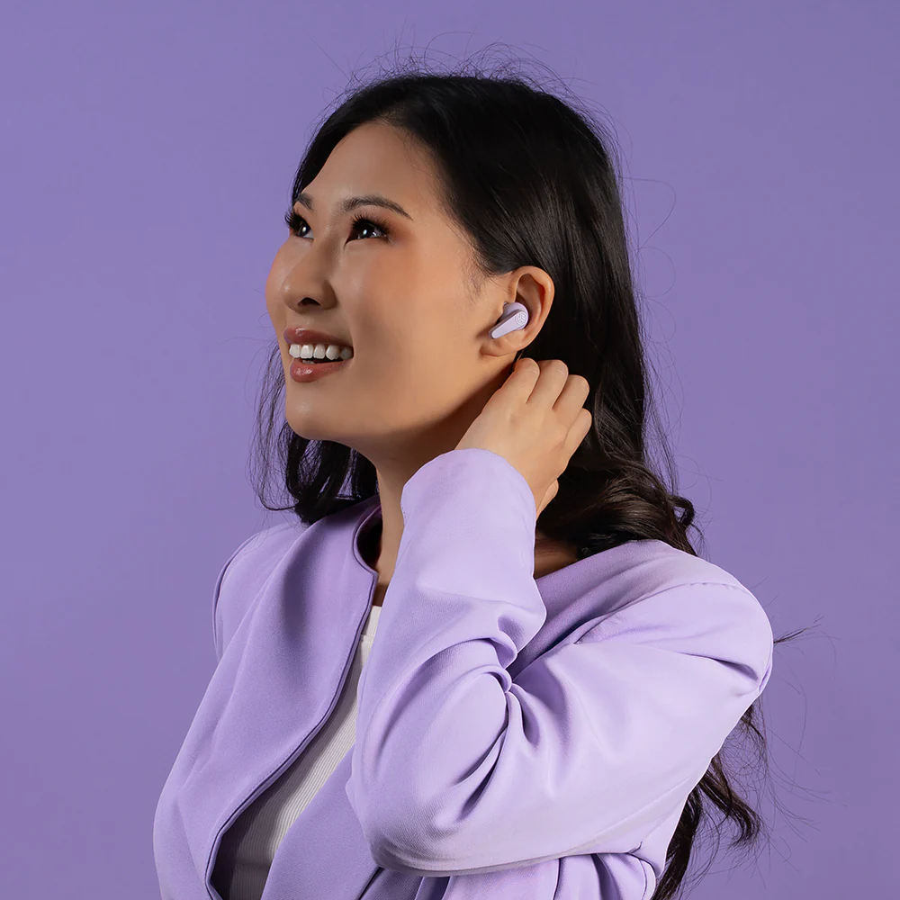 Go Pods ANC True Wireless Earbuds Lilac - Image 2