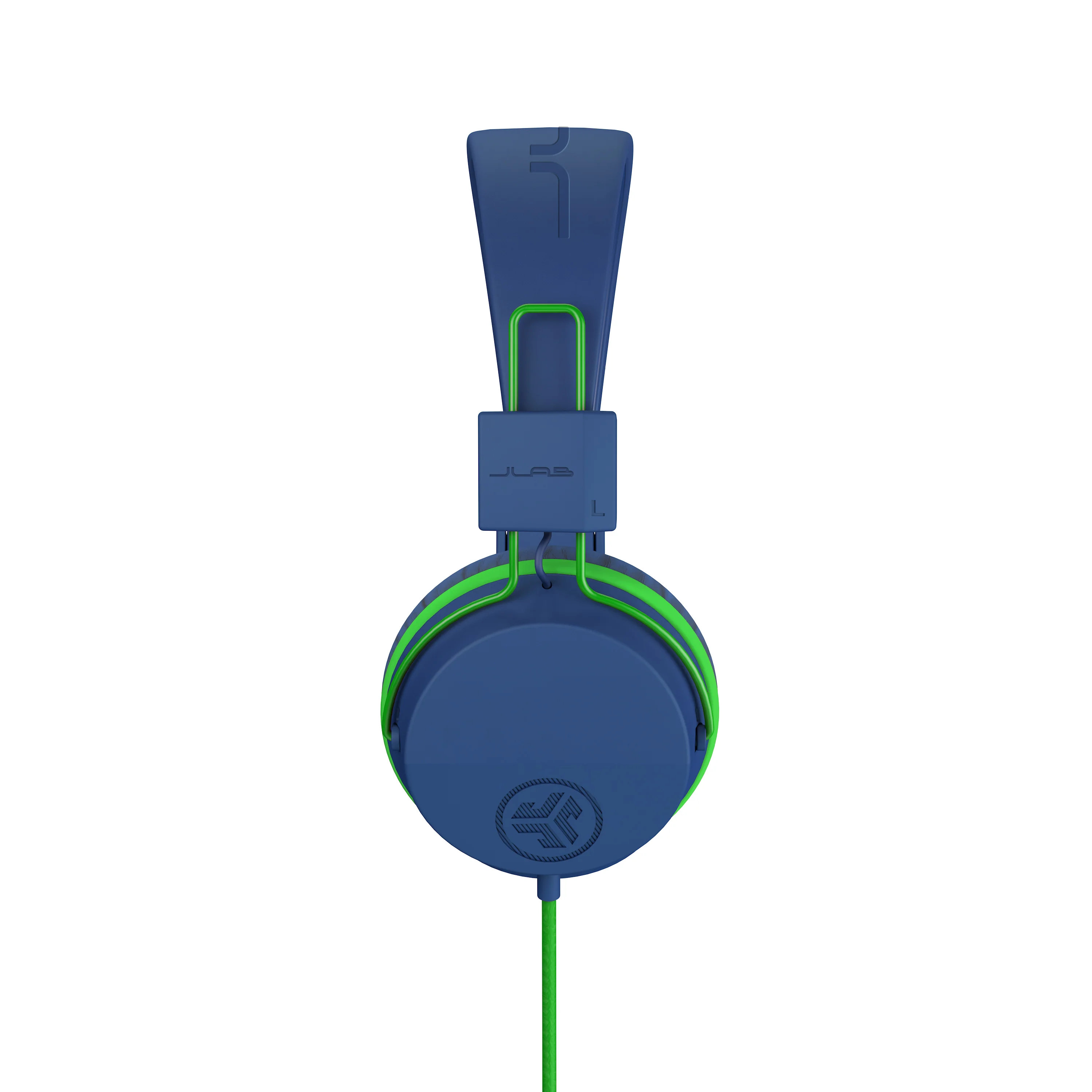 JBuddies Studio On-Ear Kids Wired Headphones Blue/Green - Image 3