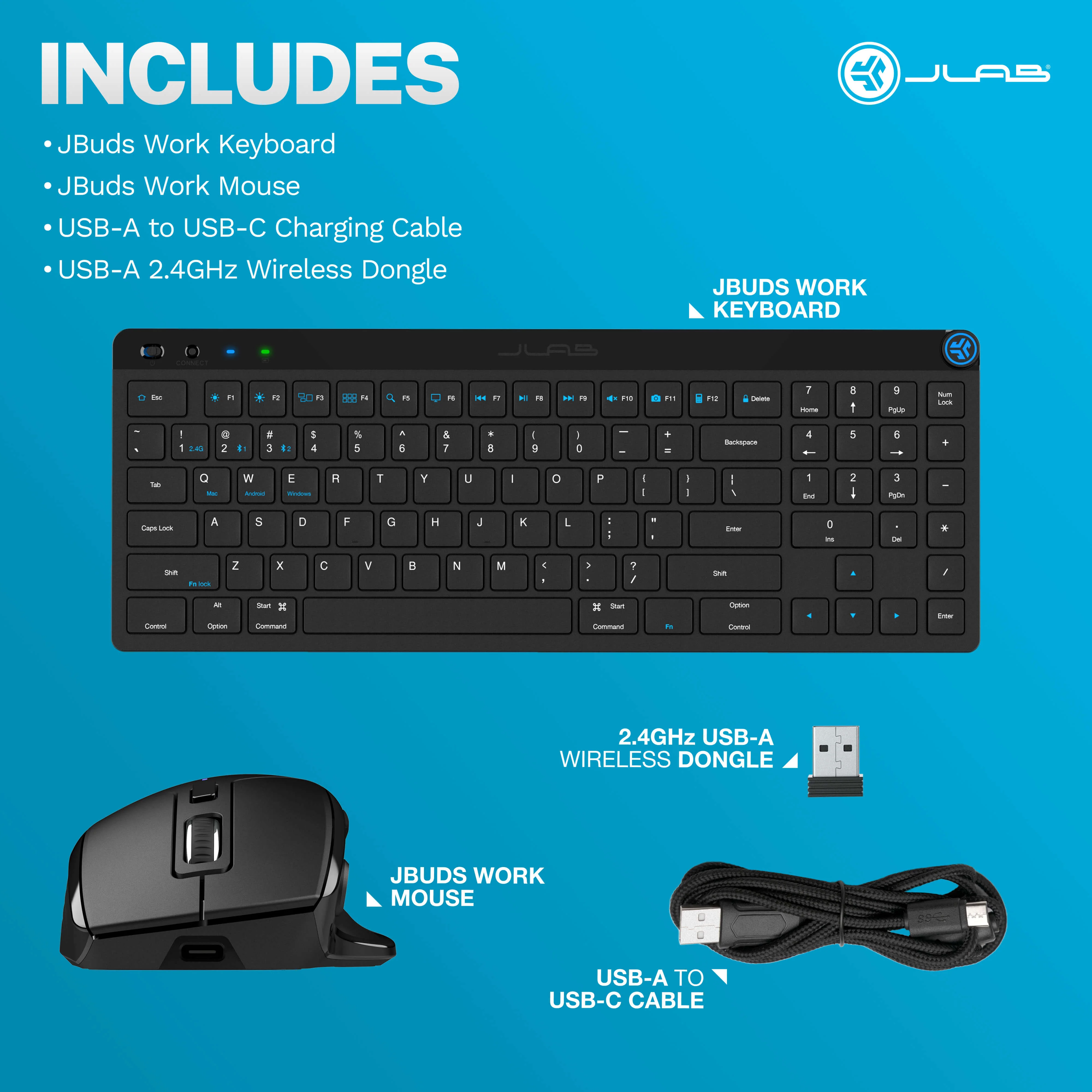 JLab JBuds Keyboard Mouse Bundle - Image 19